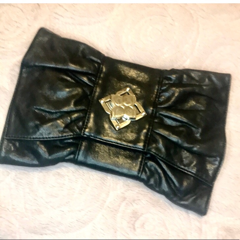 Leather BCBGMAXAZRIA Clutch